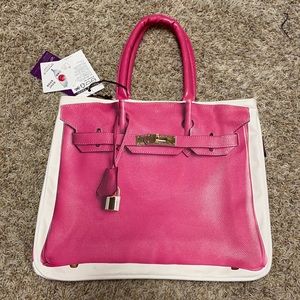 NWT Pink Banana Taipei Birkin Tote